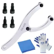 Heavy Spanner Wrench,Adjustable Gland Nut Wrench,for Removing Hydraulic Cylin...