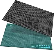 DOITOOL 2 Pcs Gridded Cutting Board Mat Quilt Beginners Color for Piecing Crafts Grids Hobby Supplies Kitchen Sewing Cutting Board Craft Cutting Board Craft Cutting Tool