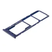 OEM Dual Sim Card Tray + Micro SD Slot Holder For Samsung Galaxy A10 - Blue
