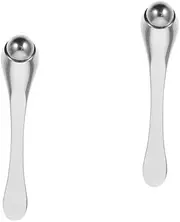 Healvian Eye Cream 2 Pcs Import Stick Facial Massager Massage Roller Massager for Eye Face Massage Stick Eye Cream Applicator Stainless Steel Face Eye Protector Silver Eye Care Tool