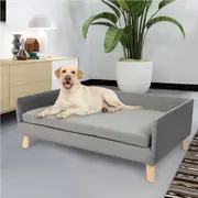 Pawz Pet Sofa Bed Dog Warm Soft Lounge Couch Soft Removable Cushion Chair Large