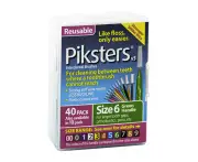 Piksters Interdental Brush Size 6 - 40 Pack