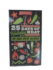 Aldi 2024 Christmas Advent Calendar Hot Sauce 25 Days of Holiday Heat Burmans !!