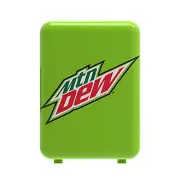CURTIS Mountain Dew MIS134MD, Mini Portable Compact Personal Fridge Cooler, 4 12