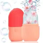 Reusable Ice Facial Roller Leak Proof Ice Cube Trays Enhance Skin Elasticit