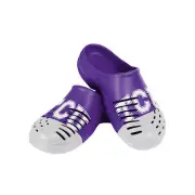 FOCO NCAA Men's TCU Horned Frogs 2023 Colorblock Big Logo Clogs