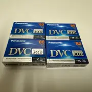 Panasonic SP 80/ LP 120 min DVC New Sealed Mini DV Cassette Set Of 4