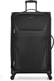 [U.S. Traveler] Aviron Bay Expandable Softside Luggage with Spinner Wheels, Aviron Bay Expandable Softside Luggage with Spinner Wheels