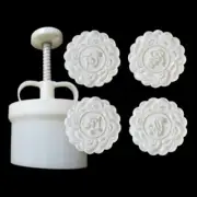 Mooncake Molds Festival DIY Hand Press Mooncake Cutter Pastry Decorating Gadgets
