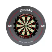 Formula Sports Micro Band 3 Dart Board + Winmau Blade 6 Grey Dartboard Surround