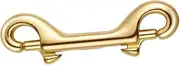 KOCKSHION Long-Lasting Brass Double-Sided Clips Bolt Snap Hook for Pet Leads Tents and Outdoor Activities