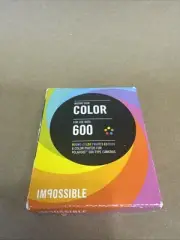 Impossible Instant Color Film for Polaroid 600 Camera Round Colored Frames 8 Pk