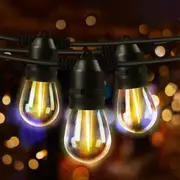Outdoor Festoon Lights LED Globe Bulb String Lighting Christmas Party 14M-32M Decor