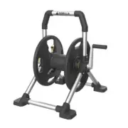 Gorilla Carts 150 ft. Black/Gray Retractable Free Standing Hose Reel Cart