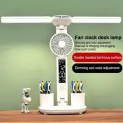 Desk Lamp with Twin Heads Touches Reading Lamp for Bedroom Lighting