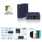 Mini S12 Pro Mini PC, 12th Intel Alder Lake-N100 up to 3.4GHz, TDP 6W, 8GB RA...