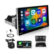 2+64GB Android 13 Single Din Car Stereo with Carplay Android Auto 9" Touchscr...