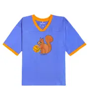 [Mini Rodini] Mini Rodini Squirrels cotton jersey T-shirt M 24/36 blue