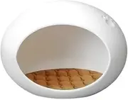 YES4PETS Medium Cave Cat Kitten Box Igloo Cat Bed House Dog Puppy House White
