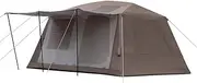 ASSYA Inflatable Ridge Tent with Electric Air Pump, 21M² Camping Foldable Rainproof and Sunproof Camping House, Suitable for 6-8 People Gathering