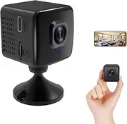 4K HD Mini Camera,WiFi Hidden Camera,Motion Detection Instant Alarm IR Night Version TF Card/Cloud Recording Easy Install for Nanny Pet Home Office Garage