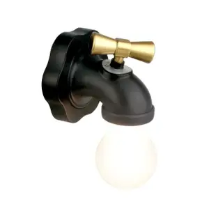 【Glolux】北美品牌 復古水龍頭造型 LED小夜燈(USB充電 緊急照明 氣氛燈)