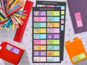 Unicorn Series Personalised Name Label for Kids