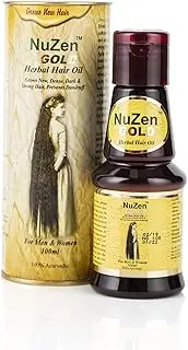 Nuzen Gold Herbal Hair Oil Promotes Hair Growth & Regrows Strong New Hair 100ml