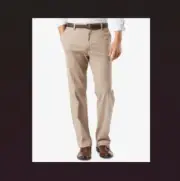 Dockers Men's Classic Fit Easy Stretch Tan Khaki Pants, NWT!