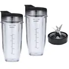 24oz Blender Cups for Ninja BL480 Auto iQ Blender 7 Fins