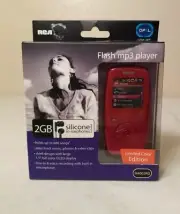 New RCA Flash mp3 Player 2GB M4002RD/Limited Color Edition 2007