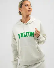 [Volcom] Volcom Women's Get More Ii Hoodie in Oat Marle Size 6 6 Oat Marle
