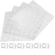 4 Aquarium Lid Hood Fish Tank Top Cover Terrarium Lid Plastic Grid Panel6910