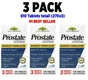 Real Health, 3 PACK, The Prostate Formula with Saw Palmetto, 810 Tablets total!