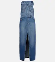 [Stella McCartney] Stella McCartney Denim maxi dress AU 6 blue