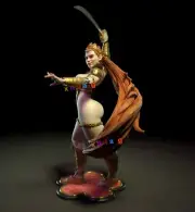 1/6 35cm Sword Dancer 3D Print Figure GK Model Kit Unpainted Unassembled GK