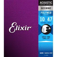 在飛比找momo購物網優惠-【ELIXIR】POLYWEB EXXF-11000 民謠吉