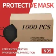 100/500/1000 Pcs KN95 Protective 5 Layer Face Mask BFE 95% Disposable Masks