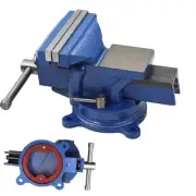 6" Mechanic Bench Vise Table Top Clamp Press Locking Swivel Base Heavy