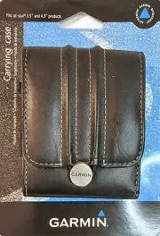 Garmin Faux Leather Carrying Case Fits 3.5" & 4.3" Garmin GPS Displays SatNav