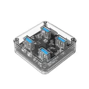 USB 3.0 5Gbps USB Hub 4 Ports High Speed USB Splitter with Power Charging Interface