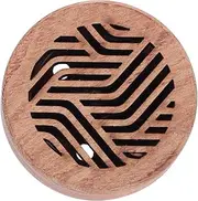 Luxshiny 1Pc Car Essential Oil Diffuser Car Fragrance Wood Fragrance Diffuser Vent Clip Mini Wood Essential Oil Car Diffuser Portable Pendant Car Aroma Diffuser