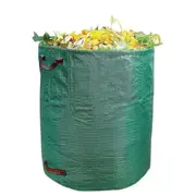 4x 272L Garden Waste Bag Leaf Rubbish Plant Grass Sack Reusable Carry Pack