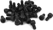 uxcell M4 x 8mm 12.9 Alloy Steel Hex Socket Head Cap Screws Bolts Black 30pcs