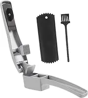 Hoement 1Set Garlic Press Tool Kit Garlic Crusher Mincer with Convenient Peeler Brush for Effortless Garlic and Ginger Preparation The Kitchen