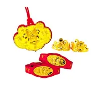 在飛比找蝦皮購物優惠-Disney迪士尼金飾 吉祥美妮 五件式黃金彌月禮盒-0.3