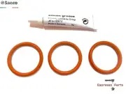 Saeco Set: Maintenance Kit With 3 x O-rings & 1 x Silicon Grease for Brew Group