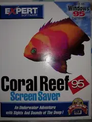 CORAL REEF SCREEN SAVER PC BIG Box 1995 Expert Software WINDOWS 95 EXCLUSIVELY