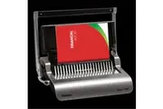 Fellowes Quasar+ 500 Binding Machine Manual Plastic Comb Metallic Grey