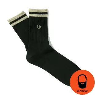 【 🇺🇸大鬍子美國襪子選品 】FRED PERRY - TIPPED SHORT SOCKS經典條紋設計系列街頭休閒長襪